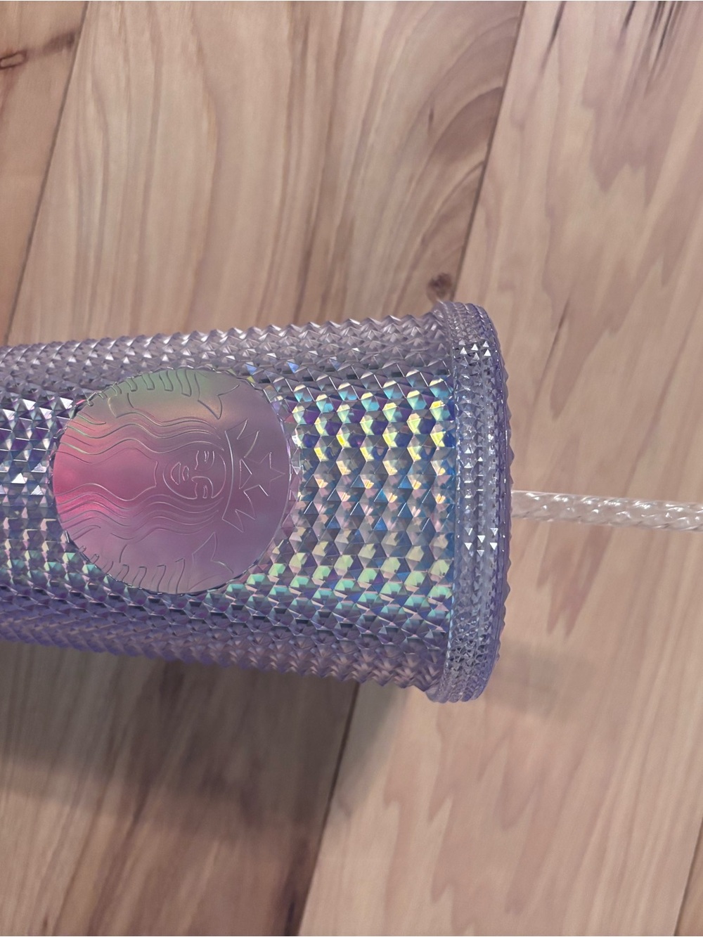Starbucks Iridescent Lavender Studded Cold Cup